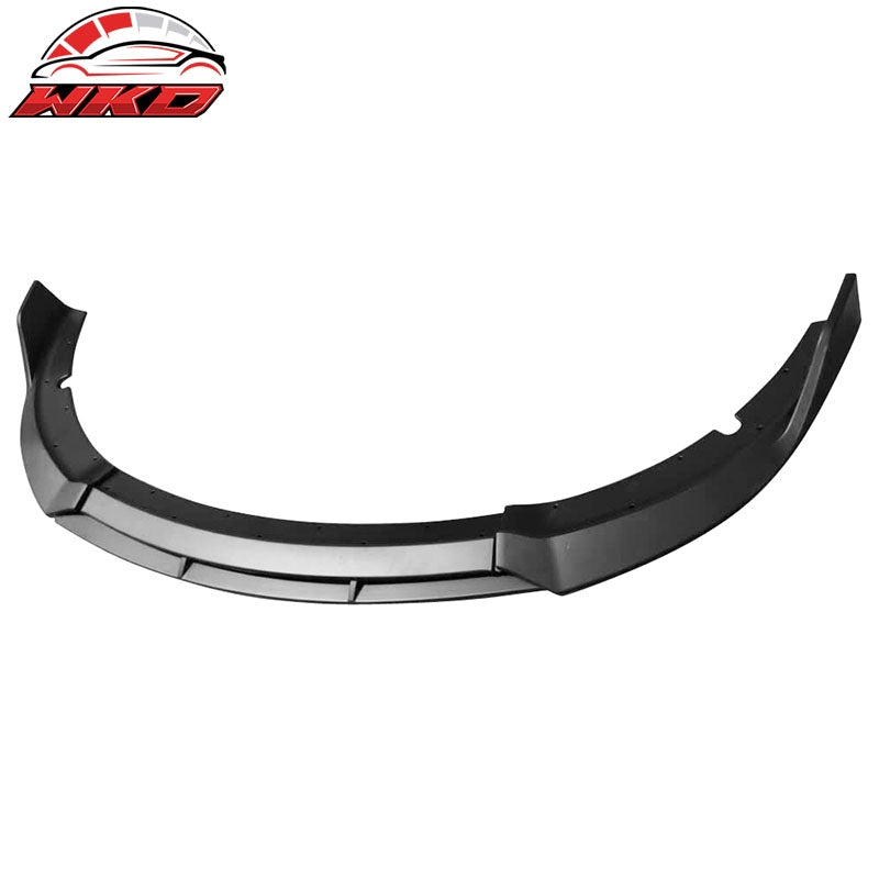 Fits 15-23 Dodge Charger SRT V2 Style Front Lip Spoiler Matte Black ABS 4PC