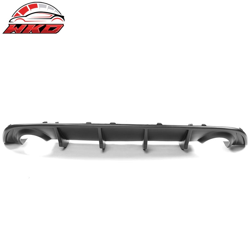 Fits 15-23 Dodge Charger SRT V2 Style Rear Bumper Lip Diffuser Matte Black