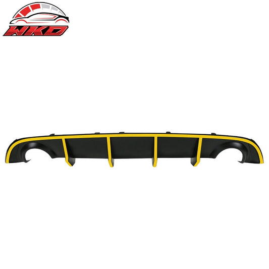 Wholesale 15-23 Dodge Charger SRT V2 Style Rear Diffuser with Yellow Reflective Tape