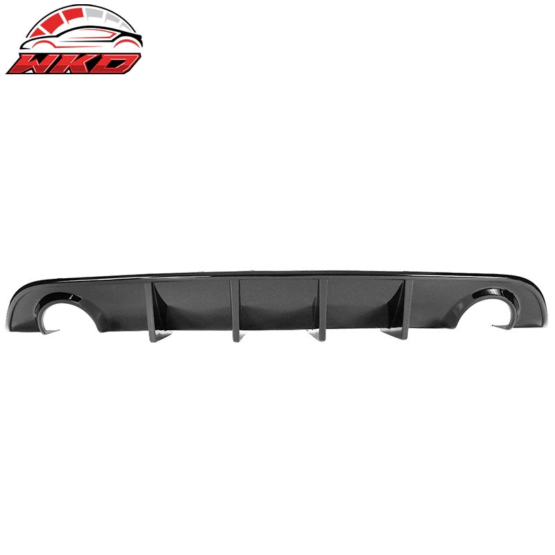 Fits 15-23 Dodge Charger SRT V3 Style Gloss Black Rear Bumper Diffuser - PP