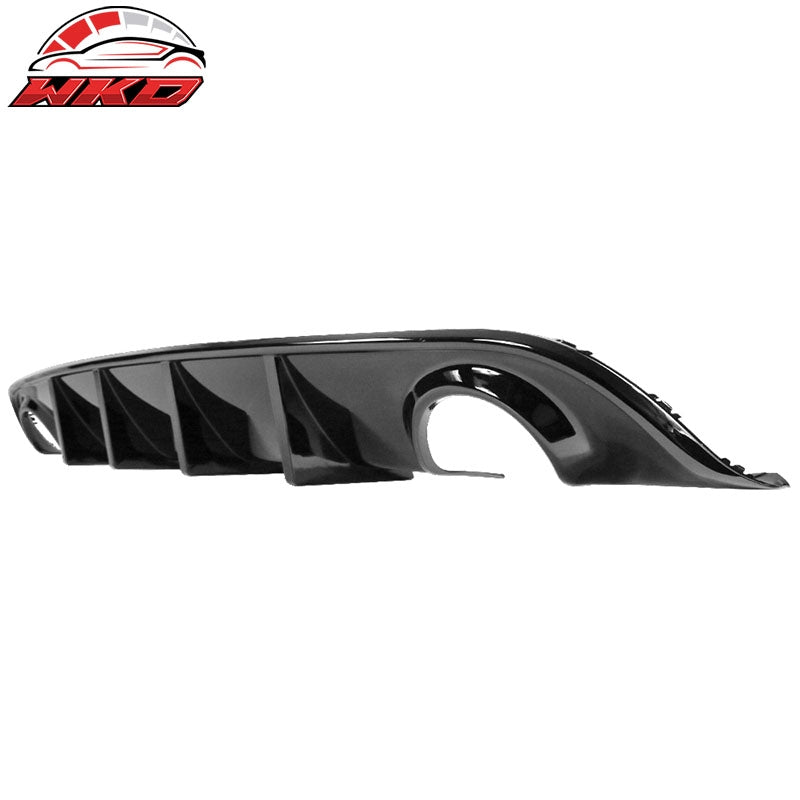 Fits 15-23 Dodge Charger SRT V3 Style Gloss Black Rear Bumper Diffuser - PP
