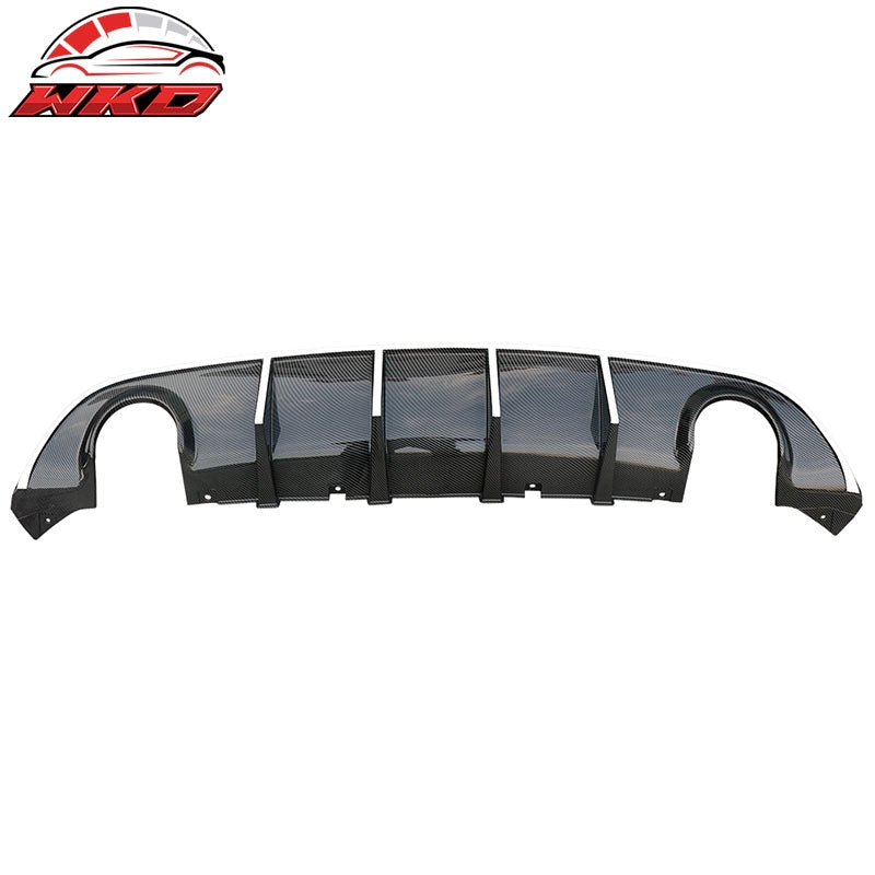 Wholesale 15-23 Dodge Charger SRT V3 Style Rear Diffuser with White Reflective Tape