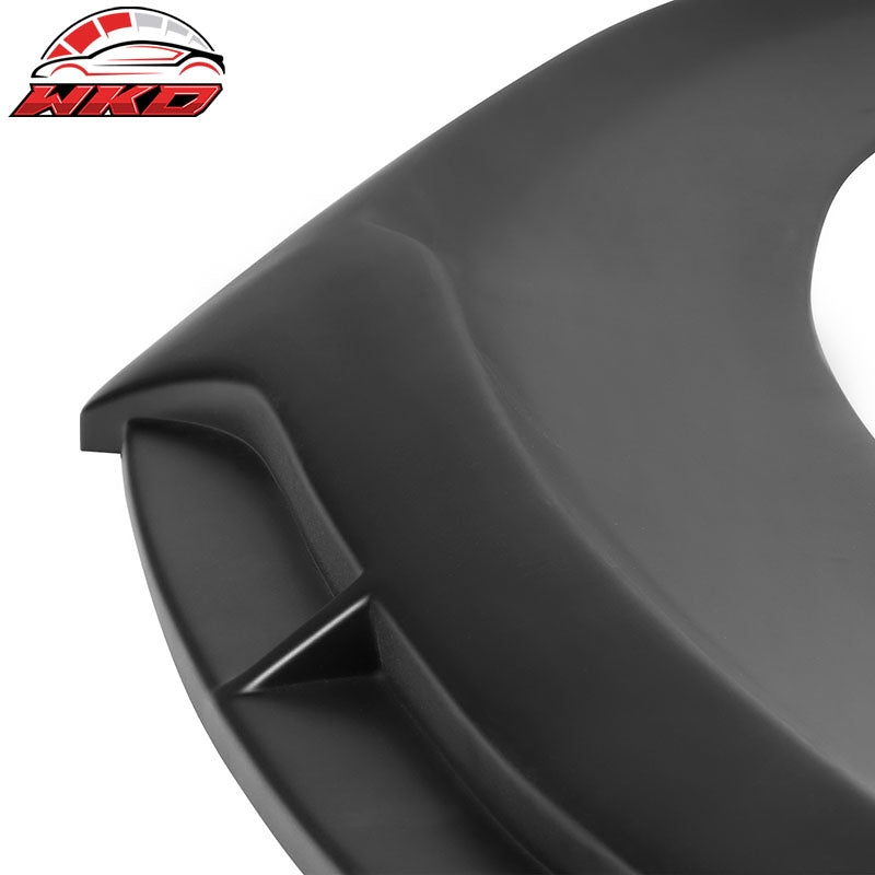 Fits 20-23 Dodge Charger SRT Widebody IKON V5 Matte Black Front Bumper Lip - PP