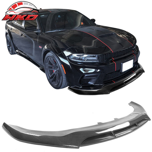 Wholesale 20-23 Dodge Charger SRT Widebody V5 Carbon Fiber Print Front Bumper Lip PP