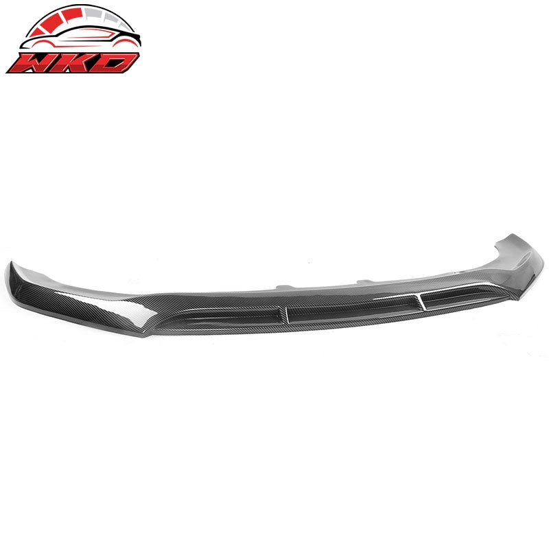Fits 20-23 Dodge Charger SRT Widebody V5 Carbon Fiber Print Front Bumper Lip PP