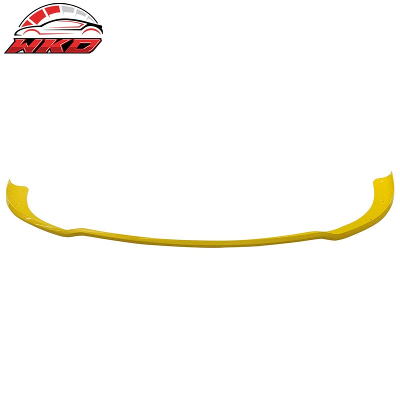 Fits 15-23 Dodge Charger SRT Yellow Front Bumper Lip Protector ABS Injection 1PC