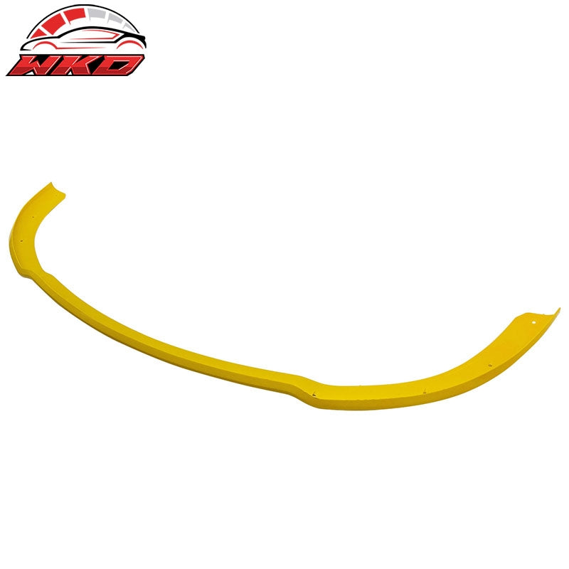 Fits 15-23 Dodge Charger SRT Yellow Front Bumper Lip Protector ABS Injection 1PC