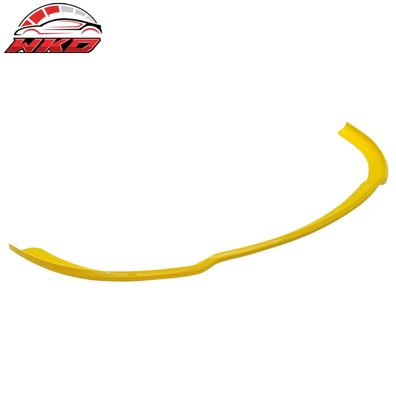 Fits 15-23 Dodge Charger SRT Yellow Front Bumper Lip Protector ABS Injection 1PC