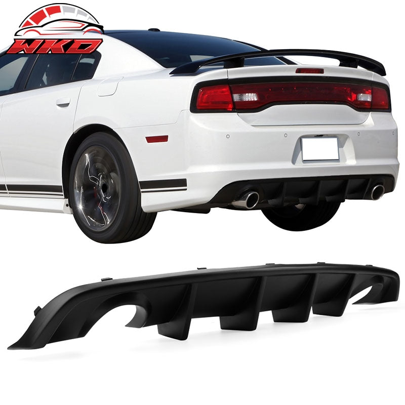 Wholesale 12-14 Dodge Charger SRT8 V2 Style Rear Diffuser Bumper Lip Valance PP