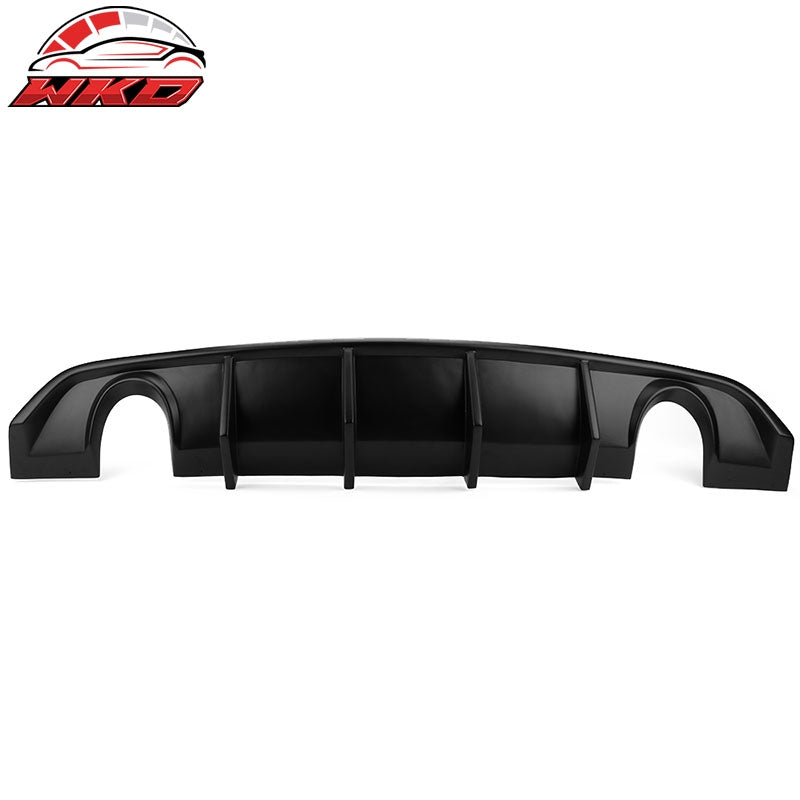 Fits 12-14 Dodge Charger SRT8 V2 Style Rear Diffuser Bumper Lip Valance PP