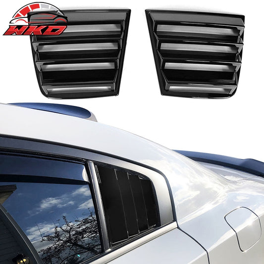 Wholesale 11-23 Dodge Charger V1 Style Side Window Scoop Louver Gloss Black