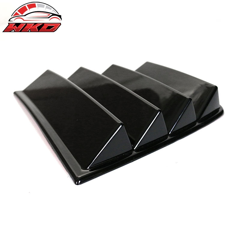 Fits 11-23 Dodge Charger V1 Style Side Window Scoop Louver Gloss Black