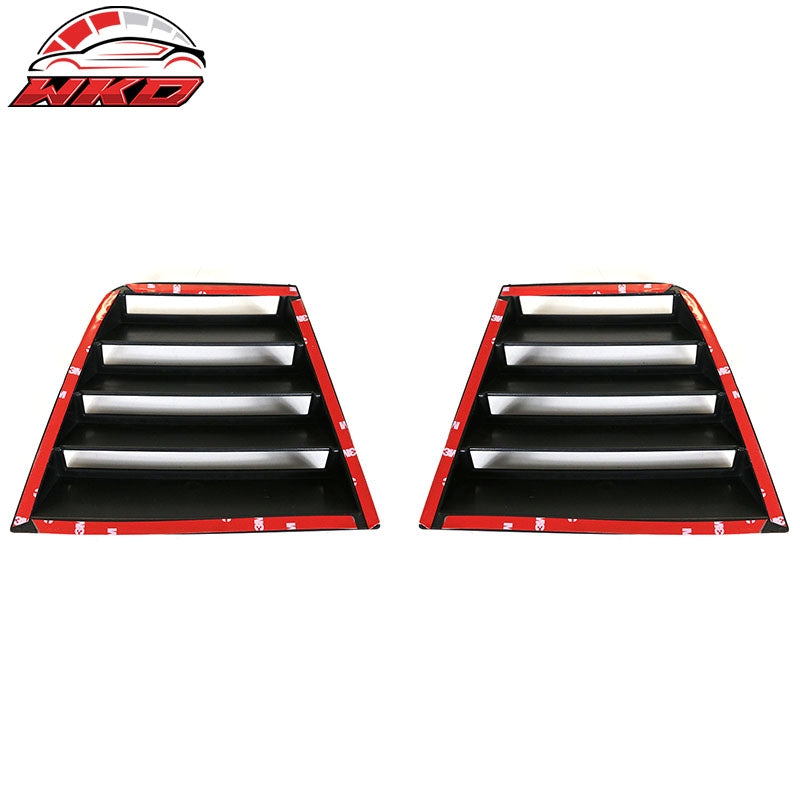 Fits 11-23 Dodge Charger V1 Style Side Window Scoop Louver Gloss Black