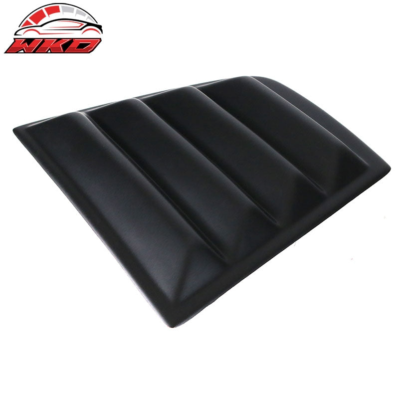 Fits 11-23 Dodge Charger V2 Style Side Window Scoop Louver Cover Matte Black PP