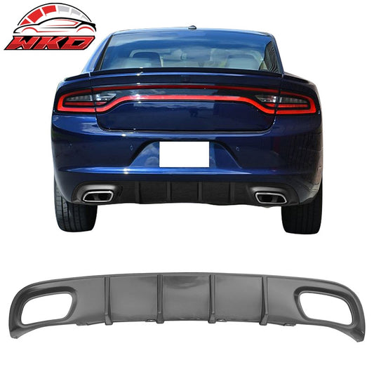 Wholesale 15-23 Dodge Charger V2 Style Rear Diffuser Bumper Lip - Unpainted PP