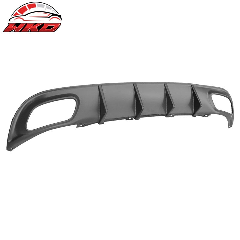 Fits 15-23 Dodge Charger V2 Style Rear Diffuser Bumper Lip - Unpainted PP