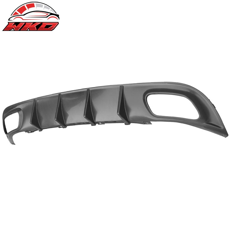 Fits 15-23 Dodge Charger V2 Style Rear Diffuser Bumper Lip - Unpainted PP