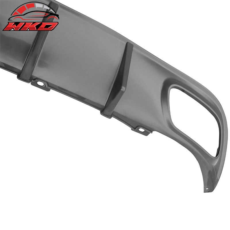 Fits 15-23 Dodge Charger V2 Style Rear Diffuser Bumper Lip - Unpainted PP