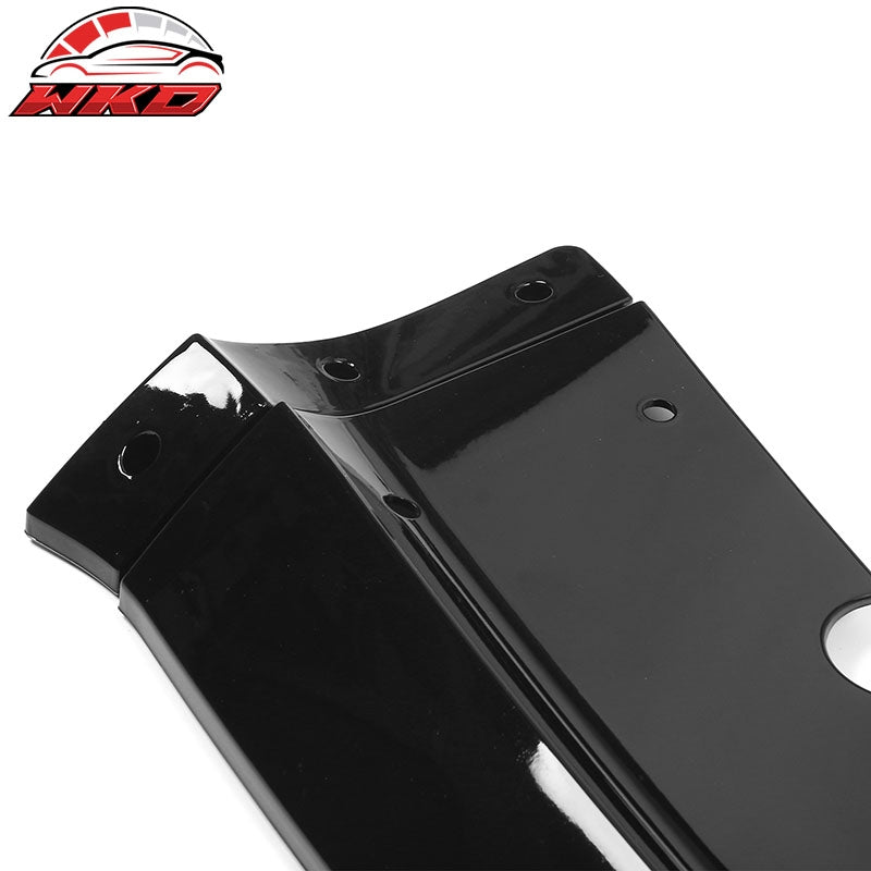 Fits 15-23 Dodge Charger V3 Style Front Bumper Lip Splitter Gloss Black 3PCS ABS