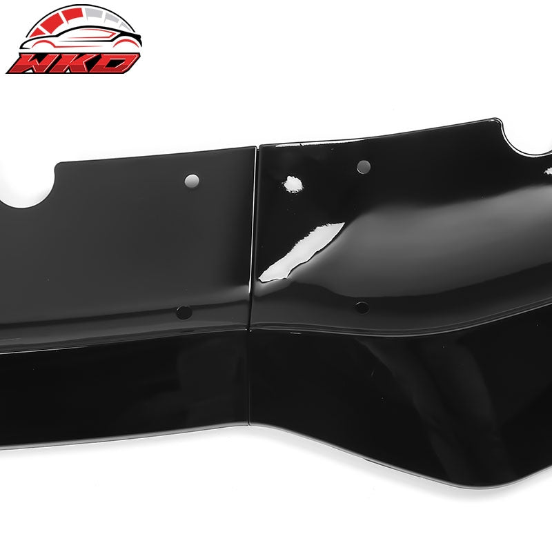 Fits 15-23 Dodge Charger V3 Style Front Bumper Lip Splitter Gloss Black 3PCS ABS