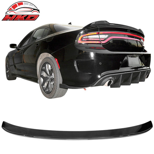 Wholesale 15-23 Dodge Charger V3 Style Gloss Black Rear Trunk Spoiler Lip Wing ABS