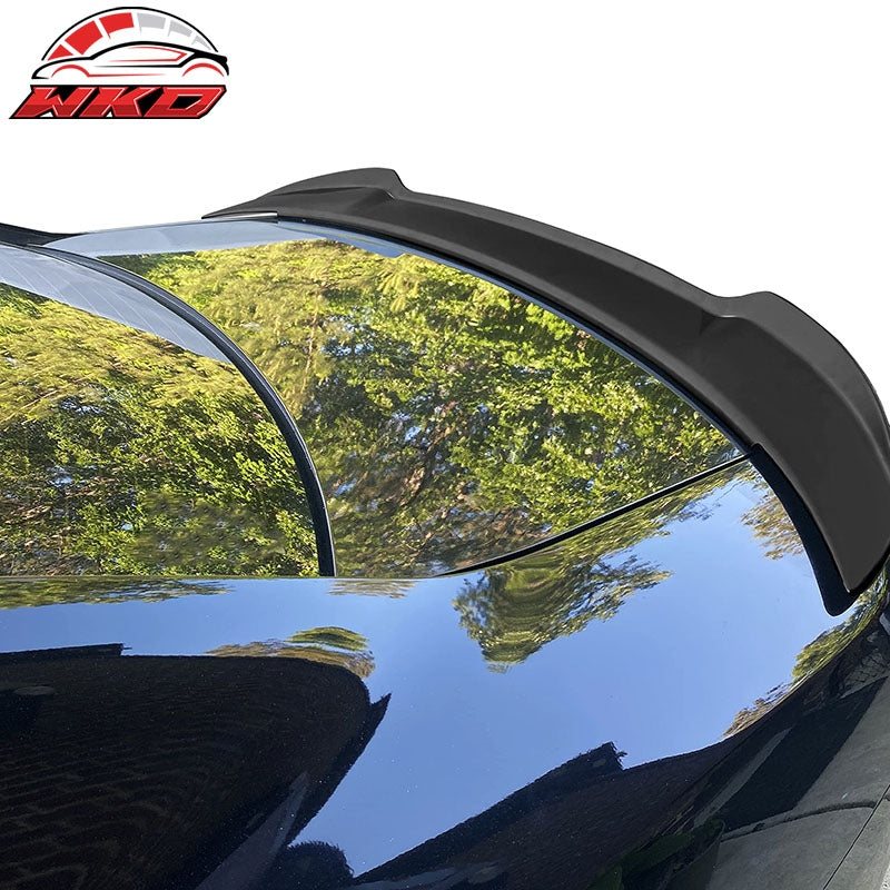 Fits 15-23 Dodge Charger V3 Style Gloss Black Rear Trunk Spoiler Lip Wing ABS