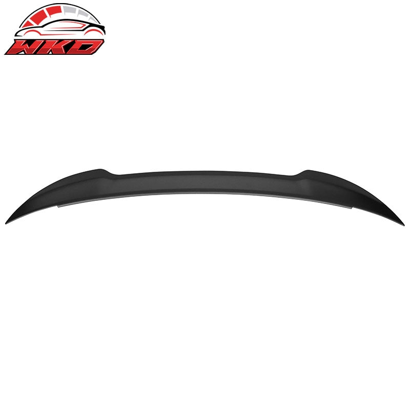 Fits 15-23 Dodge Charger V3 Style Rear Trunk Spoiler Wing Lip Matte Black ABS