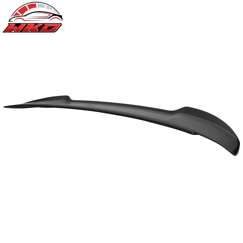 Fits 15-23 Dodge Charger V3 Style Rear Trunk Spoiler Wing Lip Matte Black ABS