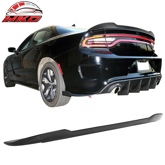 Wholesale 15-23 Dodge Charger V3 Style Carbon Fiber Print Rear Trunk Spoiler Wing Lip
