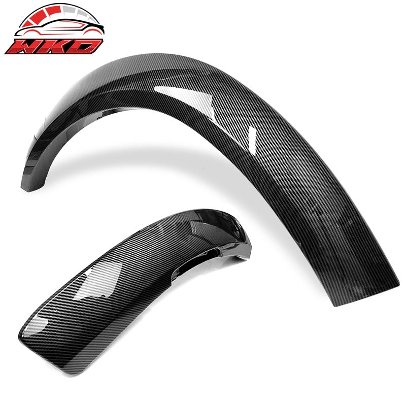 Fits 15-23 Dodge Charger Widebody Style Carbon Fiber Print Fender Flare 10PC ABS