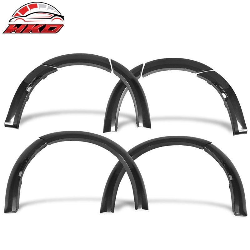 Fits 15-23 Dodge Charger Widebody Style Unpainted Black Fender Flares 10PC ABS