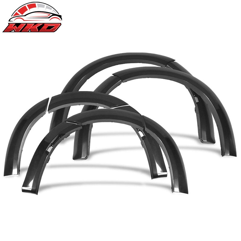 Fits 15-23 Dodge Charger Widebody Style Unpainted Black Fender Flares 10PC ABS