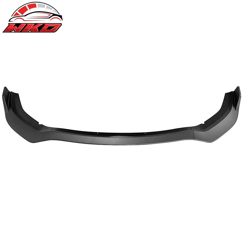 Fits 20-23 Dodge Charger Widebody IKON Style Matte Black Front Bumper Lip 3PCS