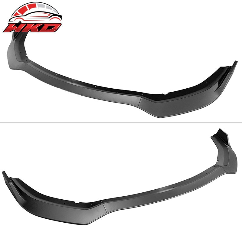 Fits 20-23 Dodge Charger Widebody IKON Style Matte Black Front Bumper Lip 4PCS