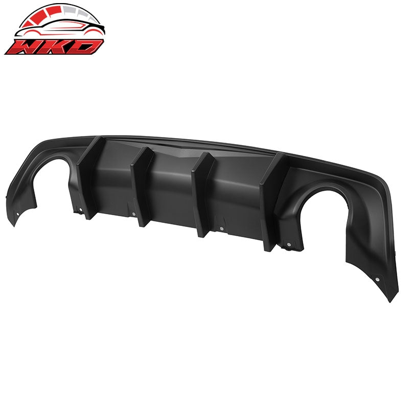 Wholesale 20-23 Dodge Charger Widebody IKON V2 Style Matte Black Rear Diffuser 2PCS