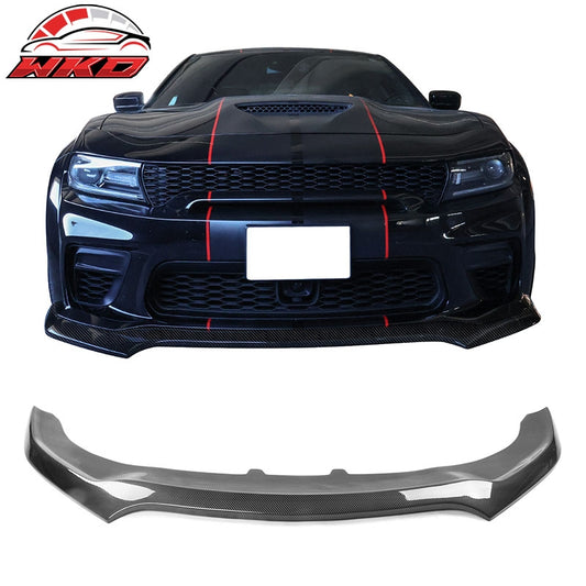 Wholesale 20-23 Dodge Charger Widebody IKON V4 Carbon Fiber Print Front Bumper Lip PP