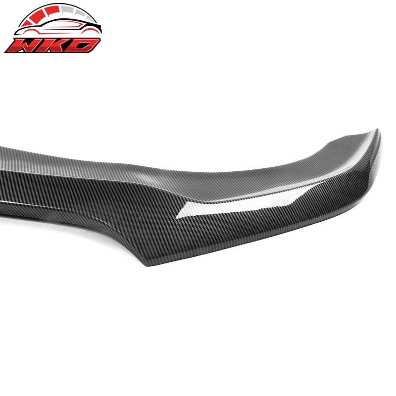 Fits 20-23 Dodge Charger Widebody IKON V4 Carbon Fiber Print Front Bumper Lip PP