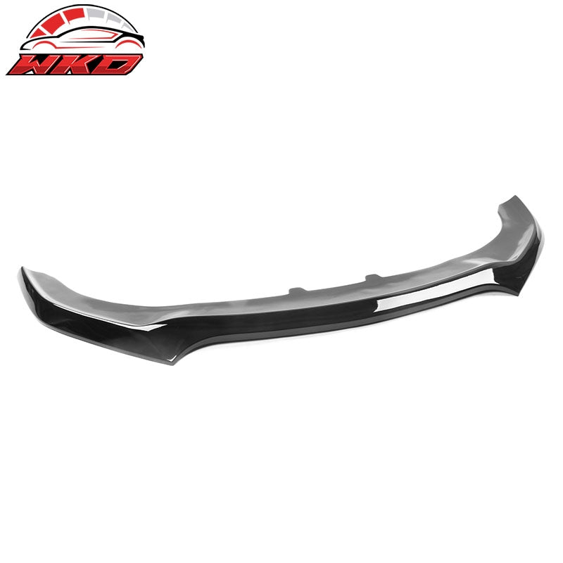 Fits 20-23 Dodge Charger Widebody IKON V4 Style Gloss Black Front Bumper Lip PP