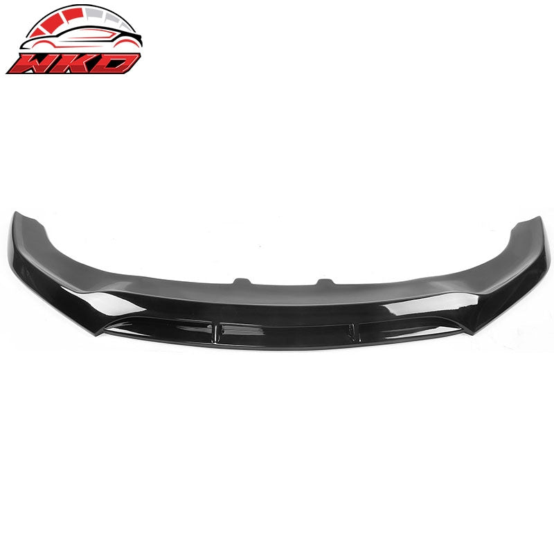 Fits 20-23 Dodge Charger Widebody IKON V5 Style Front Bumper Lip PP Gloss Black