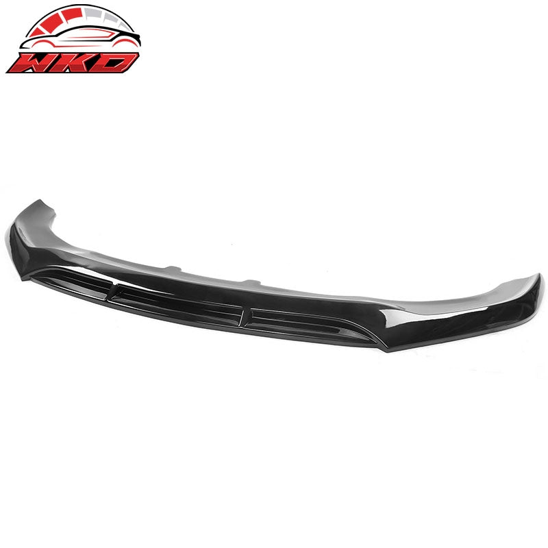 Fits 20-23 Dodge Charger Widebody IKON V5 Style Front Bumper Lip PP Gloss Black