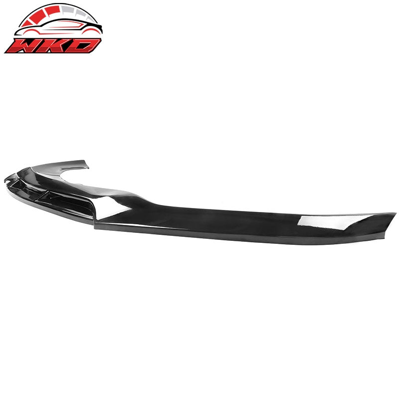 Fits 20-23 Dodge Charger Widebody IKON V5 Style Front Bumper Lip PP Gloss Black