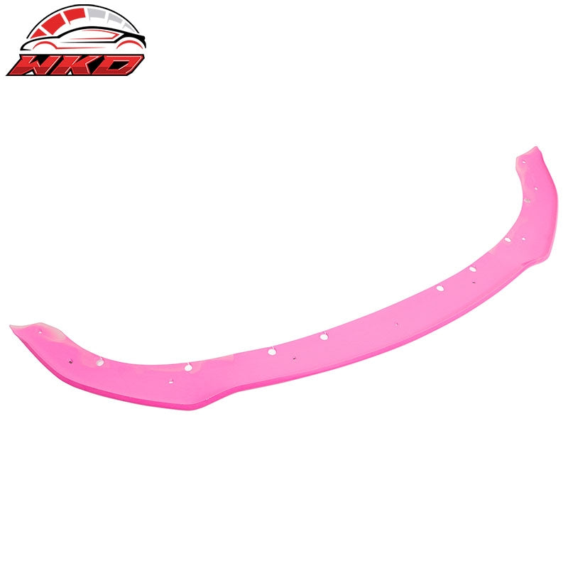 Fits 20-23 Dodge Charger Widebody OE Style Front Bumper Lip Protector Pink ABS