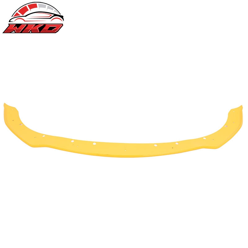 Fits 20-23 Dodge Charger Widebody OE Style Front Bumper Lip Protector Yellow ABS
