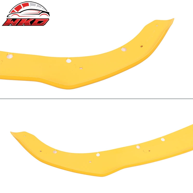 Fits 20-23 Dodge Charger Widebody OE Style Front Bumper Lip Protector Yellow ABS