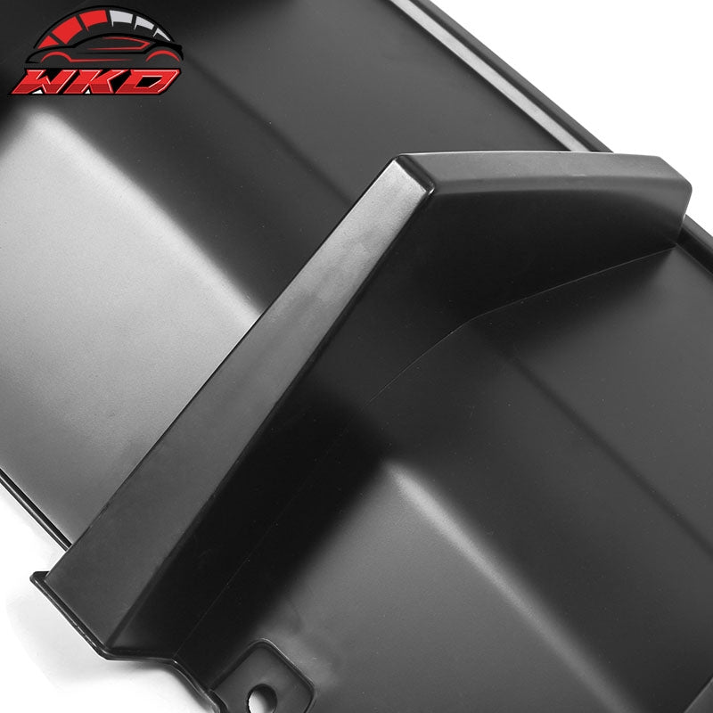 Fits 20-23 Dodge Charger Widebody IKON Style Rear Bumper Diffuser PP Matte Black