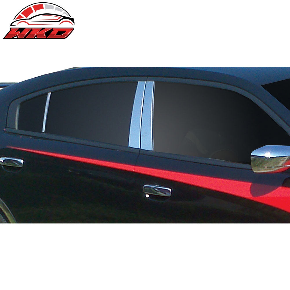 Wholesale 11-16 Dodge Charger Mirror Finish Stainless Steel Door Window Pillar Posts
