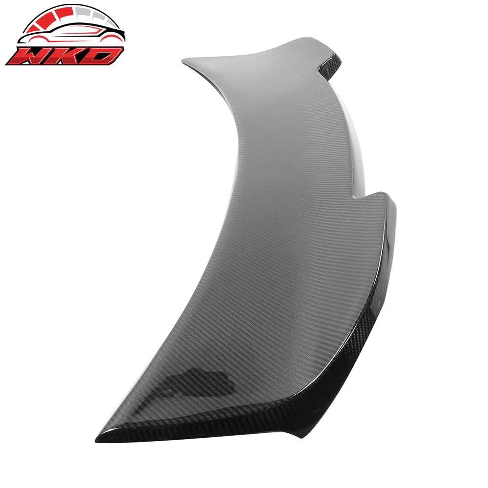 Fits 15-23 Dodge Charger Sedan SK Style Carbon Fiber Rear Trunk Spoiler Wing