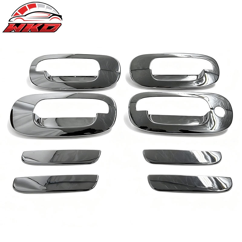 Fits 97-04 Dodge Dakota 98-03 Durango Chrome Door Handle Cover ABS w/ 1 Keyhole