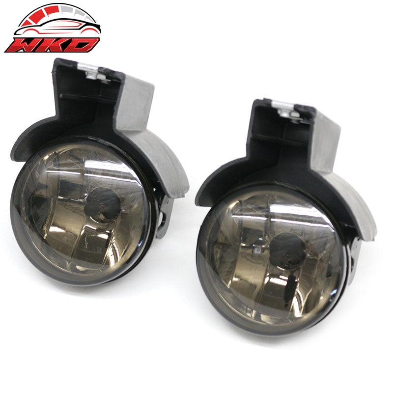 Fits 97-00 Dodge Dakota Front Bumper LH RH Fog Lights Smoke Lens Lamps Assembly