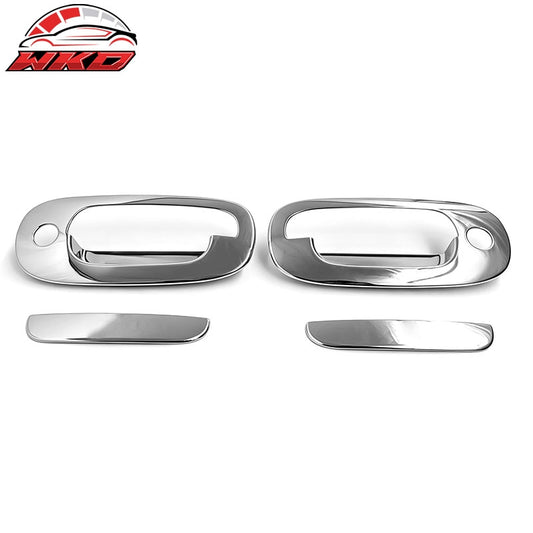 Wholesale 97-04 Dodge Dakota Pickup Chrome ABS Door Handle Cover Cap with 2 Key Holes - Wikond Auto